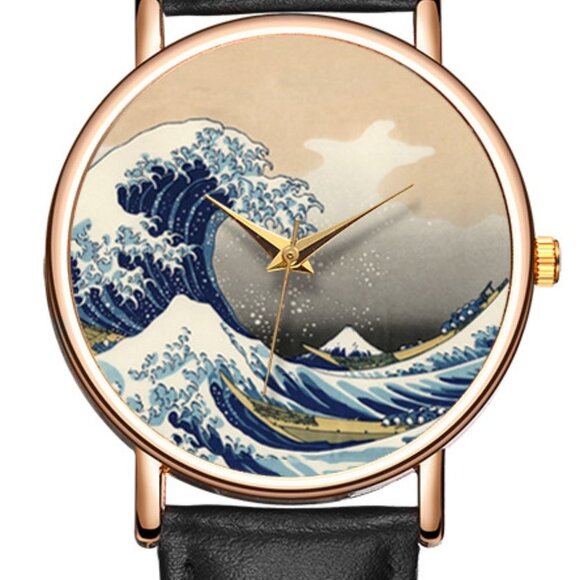 Casual Round Dial Quartz Watch - Picture 2 of 2